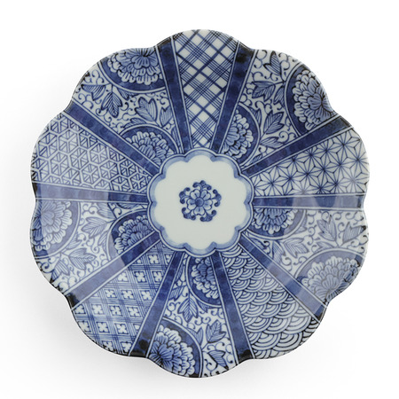Blue Nishiki 8.5" Serving Plate