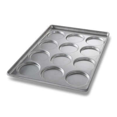 Chicago Metallic 41005 17-3/4" X 25-3/4" X 1-1/2" Overall Hamburger Bun Pan