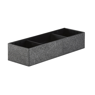 Cal-Mil 22037-515-13 14-1/2"W x 4-3/4"D x 3-1/4"H To-Go-Station Condiment Holder