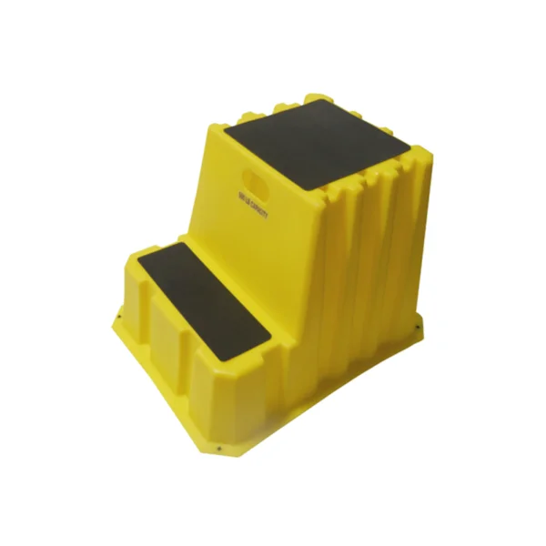 Step Stool - Industrial - Nestable - 2 Step - 20-1/2" Height - 500 lb Capacity