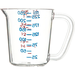Carlisle 4314107 Clear Plastic Measuring Cup