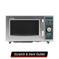 Sharp R-21LCFS 1000W Medium Duty Microwave