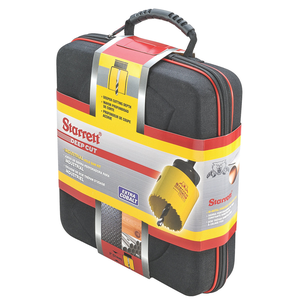 STARRETT KDC11042-N DCH Industrial Kit w/ 11 Hole Saws and 3 Accessories