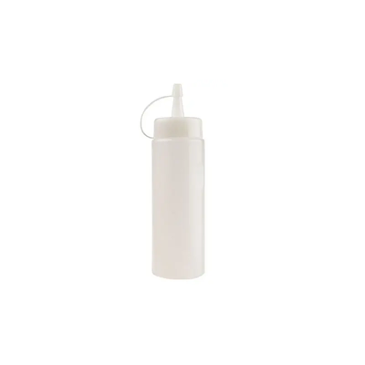 Matfer Bourgeat 116382 Polyethylene Squeeze Bottle, Clear, 12 oz