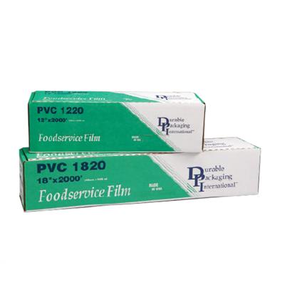 Durable Packaging PVC1820 18" x 2,000" Foodservice Film