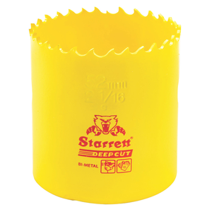 STARRETT DCH0216-G 2-1/16'' (52mm) NVP Deep Cut Bi-Metal Hole Saw