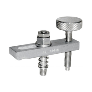 Carr Lane CL-3120 Tapped-Heel Clamp Strap Assembly, Stainless Steel (Knurled-Head Screw)