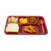 Cook's Brand 630-400 6-Compartment Food Trays