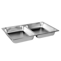 FSE STPA3022 Steam Table Pan, Divided Full Size 2.5" 24 ga.