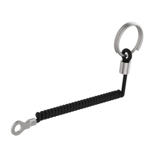 Carr Lane CL-215-KA-3.00 Coiled Lanyard