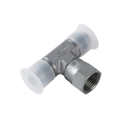Tennant/Nobles - 4011921 - Fitting, Hyd, Tee, Jf08/Jm08/Jm08, Br (Replaces Tennant 76315)