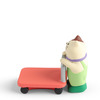 Figurine Cat & Cart