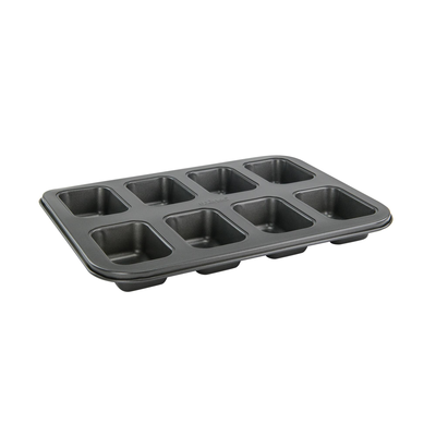 Winco HLF-8MN (8) 5 Oz. Compartments Mini Loaf Pan