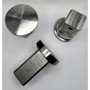 31.5MM X 64MM SQUARE BODY HEADED PIN DRILLED HOLE 1045 CD STEEL OILED PER PRINT