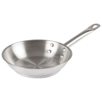 Winco SSFP-8 8" Stainless Steel Fry Pan