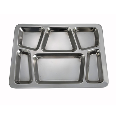 Winco SMT-2 6 Compartments Mess Tray