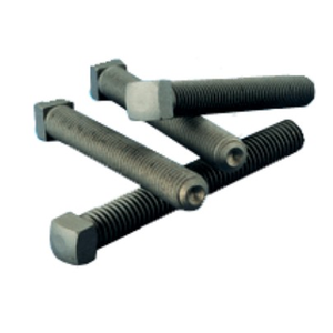 3/4" - 10 X 4" ASME SQUARE HEAD SET SCREW CUP POINT STEEL CASE HARDENED PLAIN