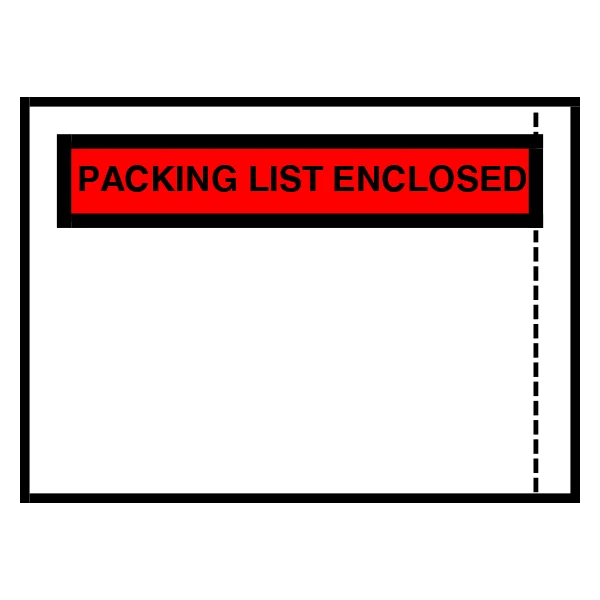 Packing List Envelope - 4.5" x 5.5" - Printed