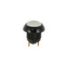 19.444 White Momentary Dome Push Button Side View 2
