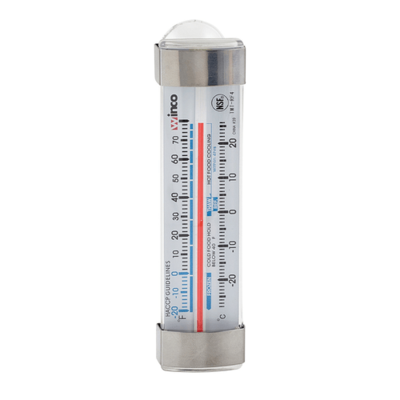 Winco TMT-RF4 Tube Style Refrigerator/Freezer Thermometer