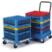 Carlisle C2220A14 E-Z Glide™ Open Aluminum Rack Dolly