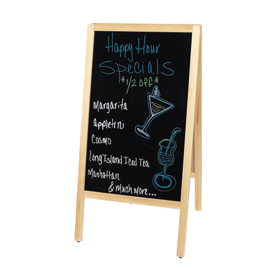 Winco MBAF-1 Dual-Sided Sidewalk Marker Board