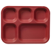 Cook's 630-420N 5-Compartment Cafeteria Food Trays