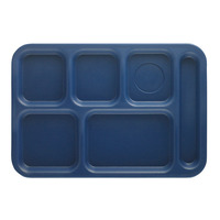 Cambro PS1014186 Penny-Saver School Tray 6-Compartment