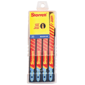 STARRETT BU424-20 4'' x 3/8 x .040 x 24T, Bi-Metal, 20 Pack
