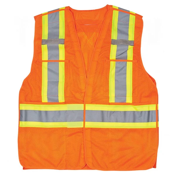 Safety Vest - Surveyor - CSA Class 2 Level 2 - High Visibility Orange