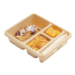 Cambro 9114CW133 Meal Delivery Camwear Tray 4-Compartment
