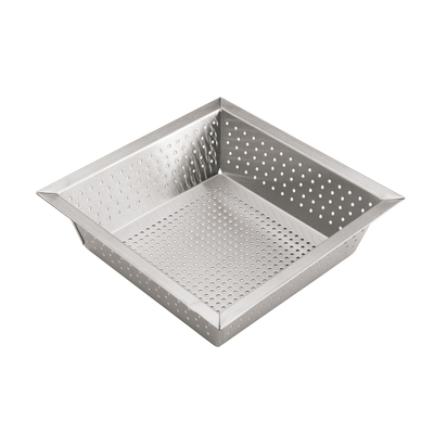 Winco FDS-1010 10"L X 10"W X 2-5/8"H Floor Drain Strainer