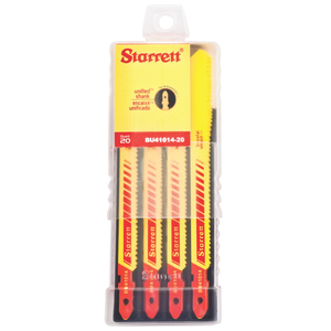 STARRETT BU41014-20 4'' x 3/8 x .040 x 10-14T, Bi-Metal, 20 Pack