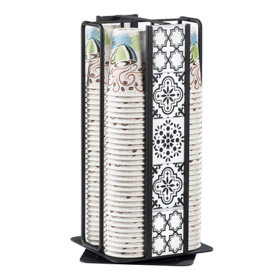 Cal-Mil 4017-85 8-1/8"W x 8-1/8"D x 17"H Granada Cup/Lid Holder