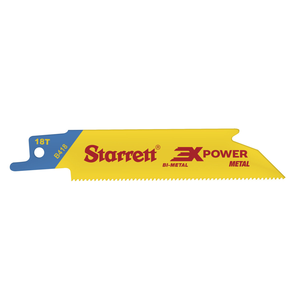 STARRETT B418-20 Metal Cut 4'' x 3/4 x .035 x 18T, 3X POWER, 20 Pack