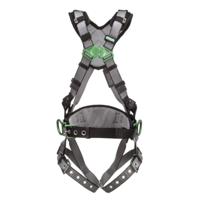Safety Harness - V-Fit Construction - Fall Arrest/Work Positioning - 2X-Large - 400 lb Capacity
