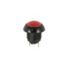 03.556 Red Momentary Dome Push Button Side View 2