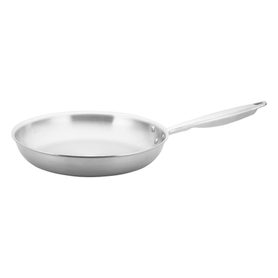 Winco TGFP-12 Tri-Gen™ Tri-Ply Stainless Steel Fry Pan 12"