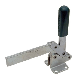 Carr Lane CL-303-TC High Arm Toggle Clamp, Solid Arm, Flanged Base -Steel (850lbs)