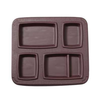 COOK'S 5 COMPARTMENT INSULATED GATOR MEAL TRAY