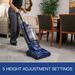 Sanitaire SL4410A in use, 5 height adjustment settings