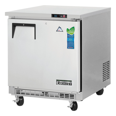 Everest ETBR1 Undercounter Worktop Refrigerator 1 Door, 115v, NSF - 7.5 cu. ft.