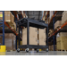 LUXOR EC11-B 32" x 18" Tub Cart - Two Shelves