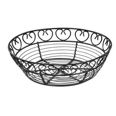 Winco WBKG-8R 8" Dia. X 2-1/4"H Bread/Fruit Basket