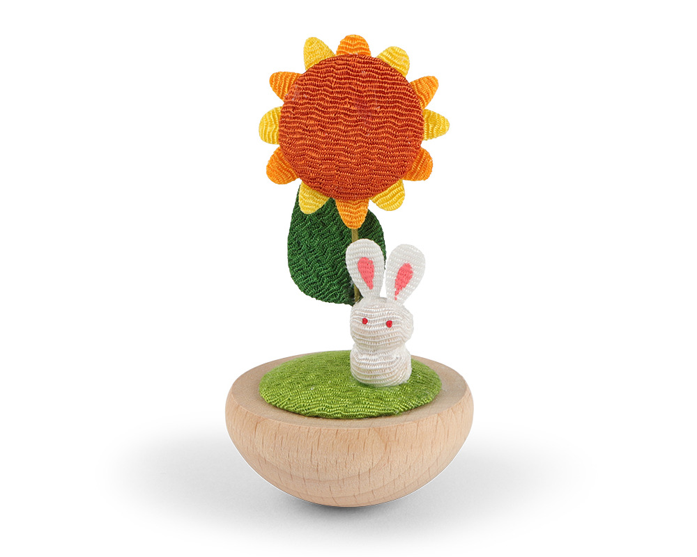Figurine Sunflower & Rabbit