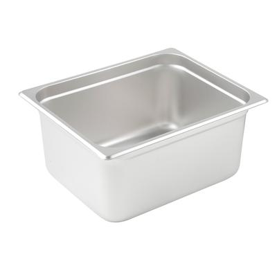 Winco SPJP-206 Steam Table Pan 1/2 Size 6" Deep