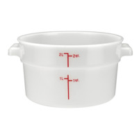 Winco PPRC-2W Food Storage Container 2 Qt.