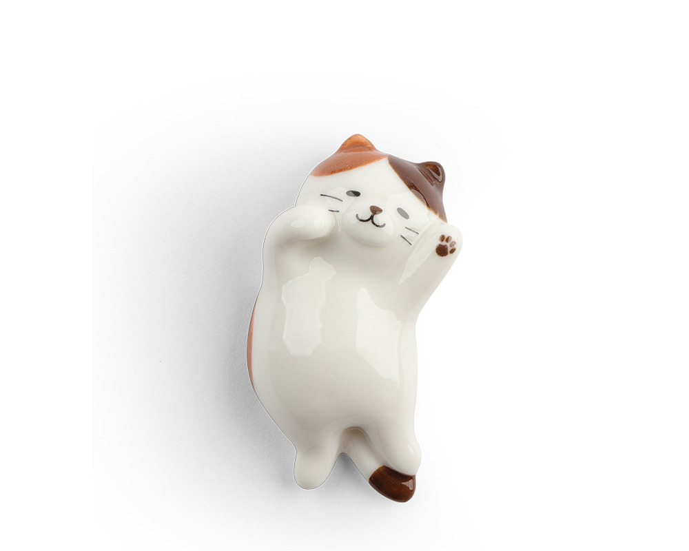 Chopstick Rest Cat Mike Relaxing