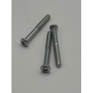 PLASTITE 48 -REF- 1/4" - 10 X 2 1/4” 6 LOBE PAN HEAD THREAD FORMING SCREW TRI-ROUND STEEL CASE HARDENED ZINC TRIVALENT CLEAR PER PRINT