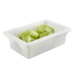 Cambro 12186P148 Poly 12"L x 18"W x 6"H White Food Storage Boxes